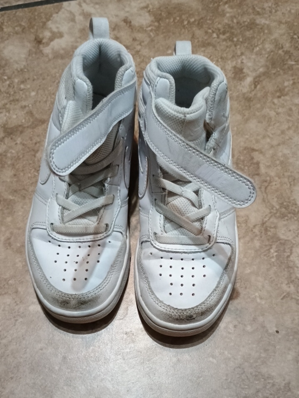 Nike Kids White High-Top Sneakers